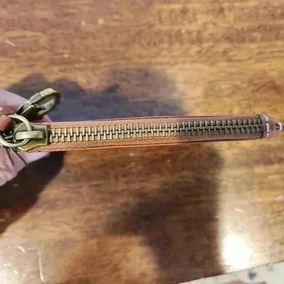 JML by Jack Mason New England Patriots Women's Sideline zip coin Wallet NEW - Picture 3 of 5